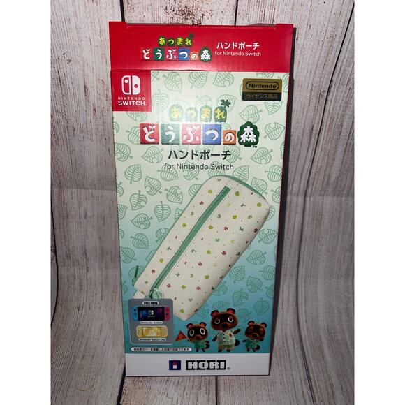 Animal Crossing HORI Hand Pouch for Nintendo Switch New Horizons Authentic - Picture 3 of 6